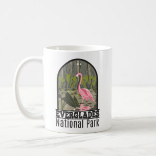 Mug Parc national des Everglades Floride Flamant rose 