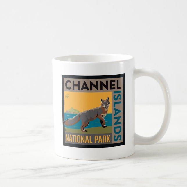 Mug Parc national des îles Channel | Fox (Droite)
