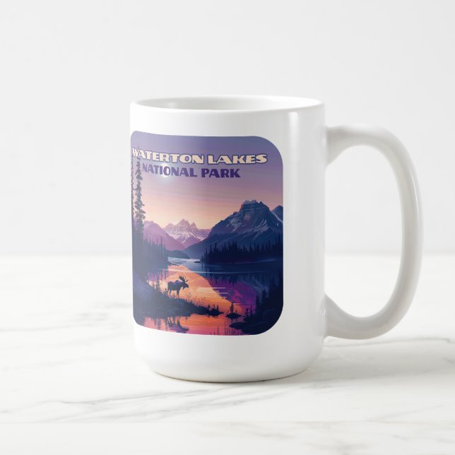 Mug Parc national des Lacs-Waterton Canada Alberta (Droite)