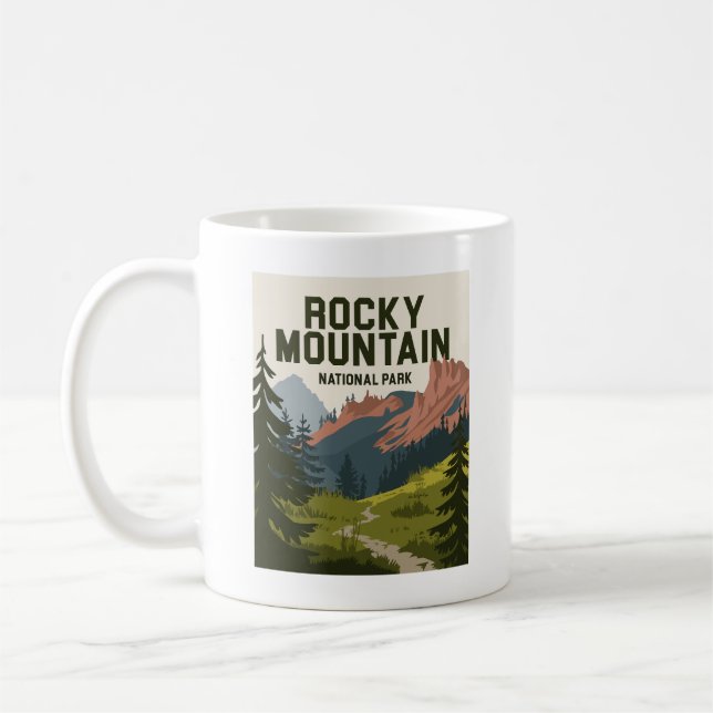 Mug Parc national des Rocheuses Colorado (Gauche)