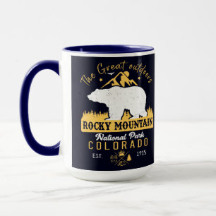 Mug Parc national des Rocheuses Souvenirs Vintages