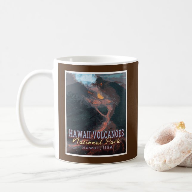 MUG PARC NATIONAL DES VOLCANOES HAWAII - HAWAII USA (Avec donut)