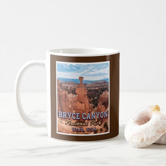 MUG PARC NATIONAL DU CANYON DE BRYCE - UTAH USA (Avec donut)