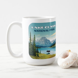 Mug Parc national du lac Clark Vintage voyage de l'Ala