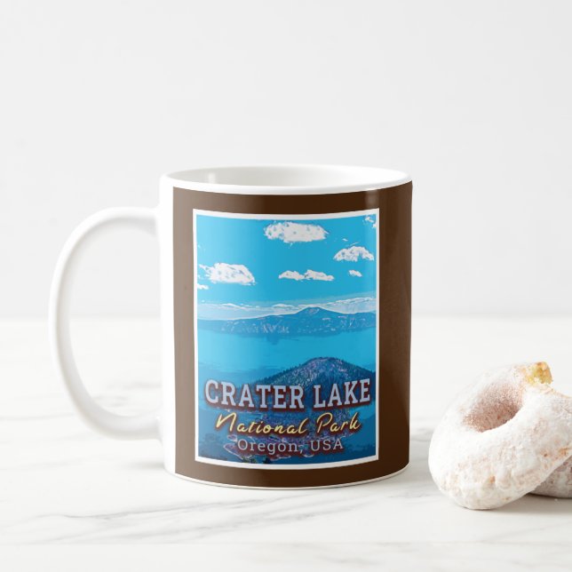 MUG PARC NATIONAL DU LAC CRATER - OREGON USA (Avec donut)