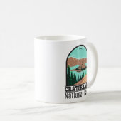 Mug Parc national du lac Crater Oregon Vintage (Devant droit)
