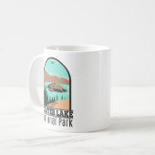 Mug Parc national du lac Crater Oregon Vintage (Devant gauche)