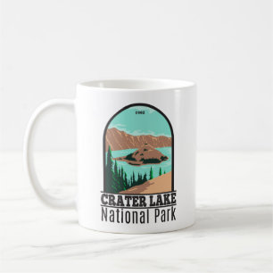Mug Parc national du lac Crater Oregon Vintage