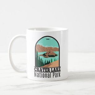 Mug Parc national du lac Crater Oregon Vintage