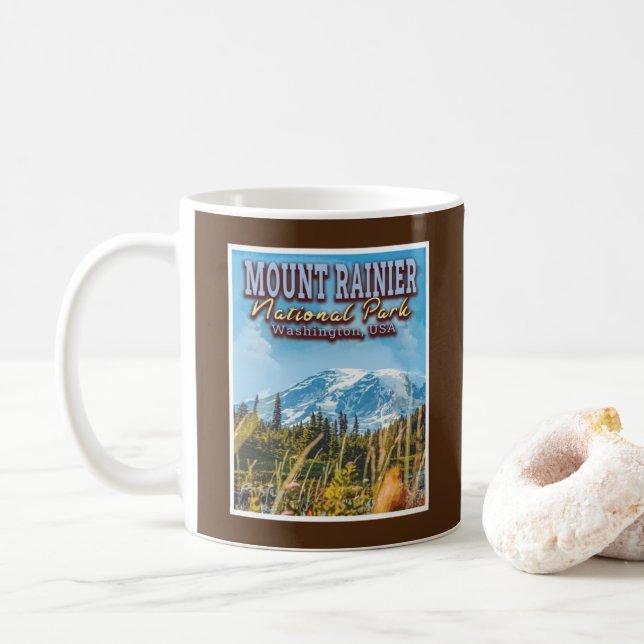MUG PARC NATIONAL DU MONT RAINIER - WASHINGTON USA (Avec donut)