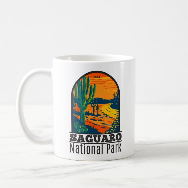 Mug Parc national du Saguaro Arizona Vintage (Gauche)