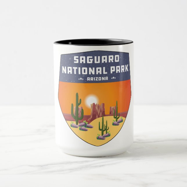 Mug Parc national du Saguaro Souvenir Cactus Arizona (Centre)