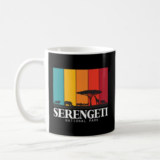 Mug Parc National du Serengeti Big Five Safari Afrique (Gauche)