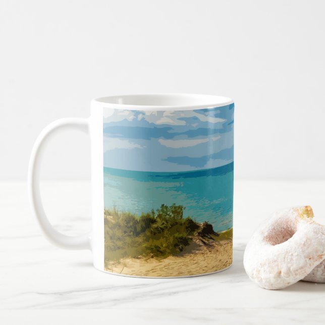 MUG PARC NATIONAL INDIANA DUNES - INDIANA USA (Avec donut)