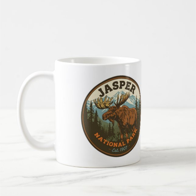 Mug Parc national Jasper, aventure dans les montagnes  (Gauche)