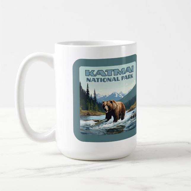 Mug Parc national Katmai Alaska Bear Brooks (Gauche)