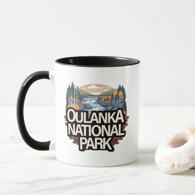 Mug Parc national Oulanka Finlande (Avec donut)