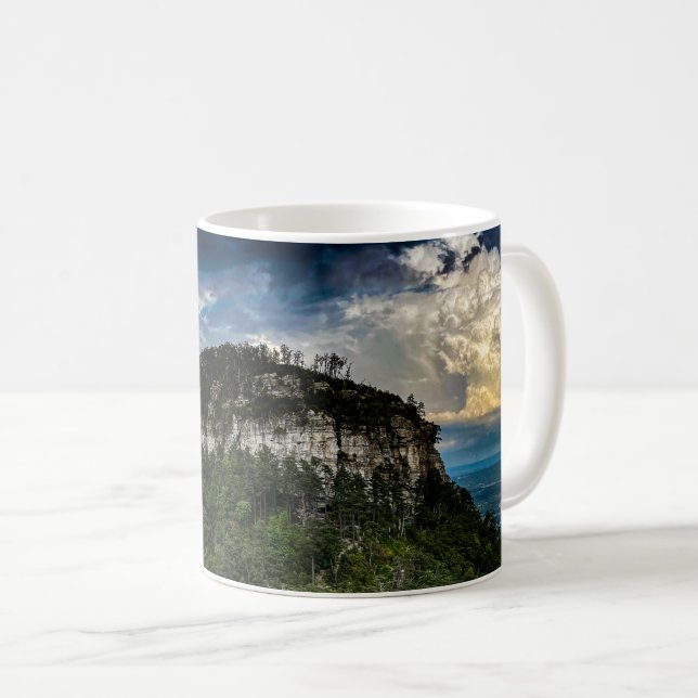 Mug Parc national Pilot Mountain NC | après la tempête (Devant droit)
