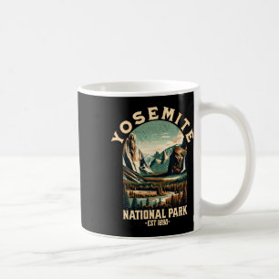 Mug Parc national rétro Yosemite États-Unis Randonnée