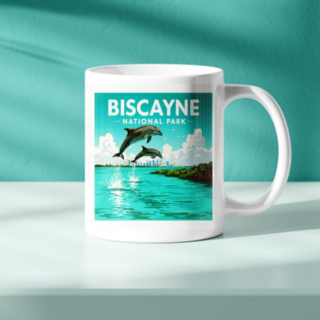 Mug Parc national vintage de Biscayne (Créateur téléchargé)