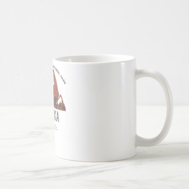 Mug Parc national vintage Wrangell-St.Elias Alaska (Droite)