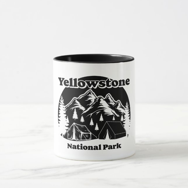 Mug Parc national vintage Yellowstone (Centre)