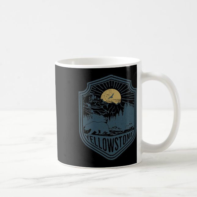 Mug Parc national Yellowstone Bear Nature Randonnée Ou (Droite)