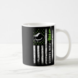 Mug Parc Rétro Ranger Usa Drapeau Américain Forêt Natu