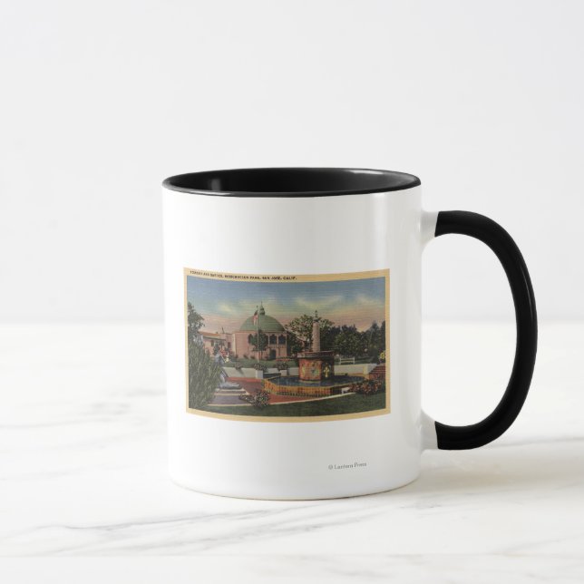 Mug Parc Rosicrucian, Fontaine et Vue sur le jardin (Droite)