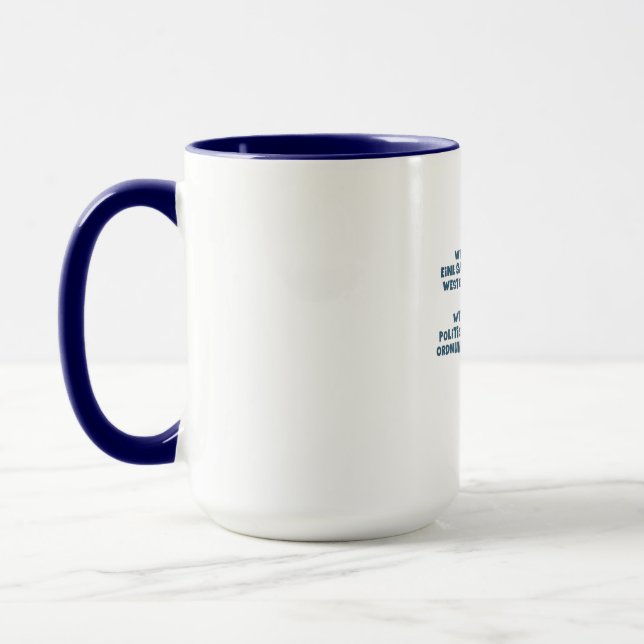 Mug Parce que j'ai un gilet propre (Gauche)