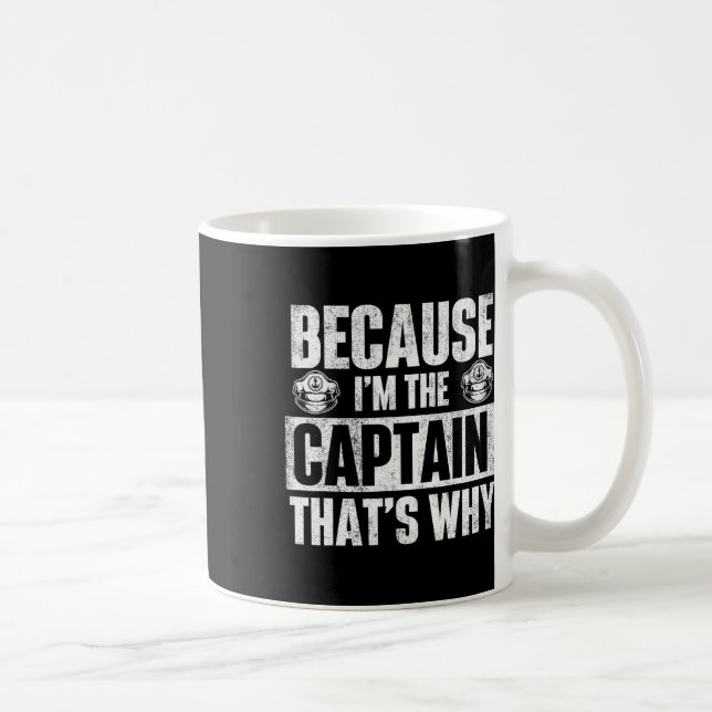 Mug Parce que je suis le capitaine, c'est pourquoi - B (Droite)