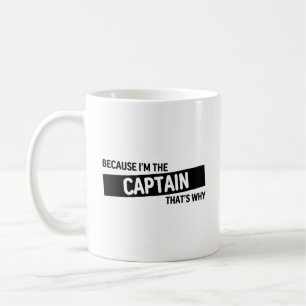 Mug Parce que je suis le Capitaine C'est pourquoi Fu