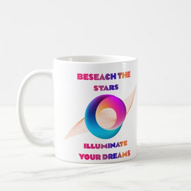 Mug Parcourez les étoiles, illuminez vos rêves (Gauche)