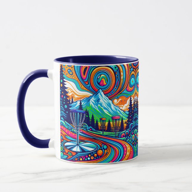Mug Parcours de golf Psychedelic Disk (Gauche)