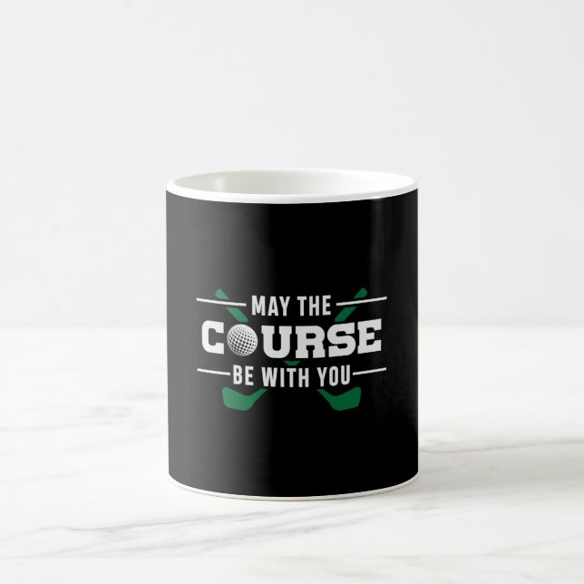 Mug Parcours Soyez Avec Vous Golf Golfing Funny (Centre)