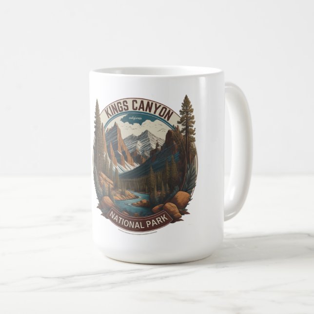 Mug Parcs nationaux du canyon de Sequoia et de Kings e (Devant droit)
