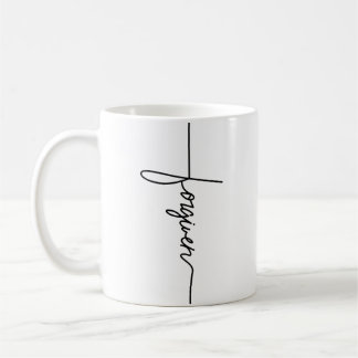 Mug Pardonné Jésus Christique Inspirant Hommes Wo Jeun