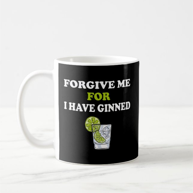 Mug Pardonnez-Moi Car J'Ai Ginn Gin Tonic Whiskey (Gauche)