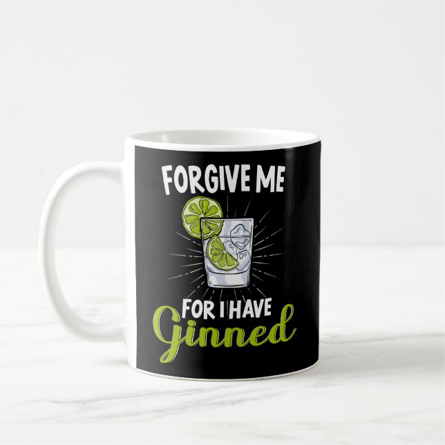 Mug Pardonnez-Moi Car J'Ai Ginté Hangover Gin Bender (Gauche)
