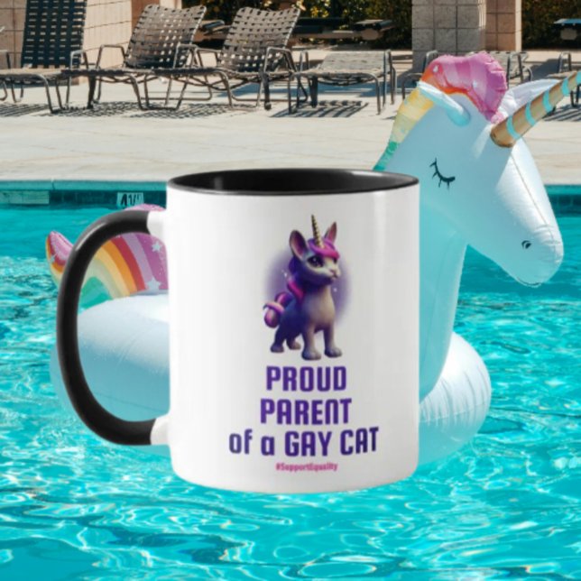 Mug Parent fier d'un chat gay (Créateur téléchargé)
