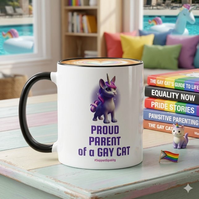 Mug Parent fier d'un chat gay (Créateur téléchargé)