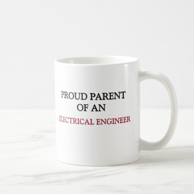 Mug Parent fier d'un INGÉNIEUR ÉLECTRIQUE (Droite)