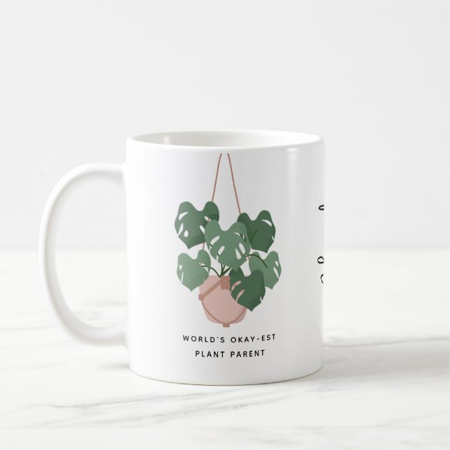 Mug Parent Plante très bien personnalisé (Gauche)