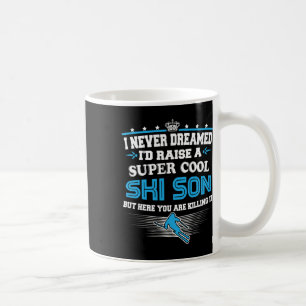 Mug Parents de skieurs de ski élèvent un fils de ski c