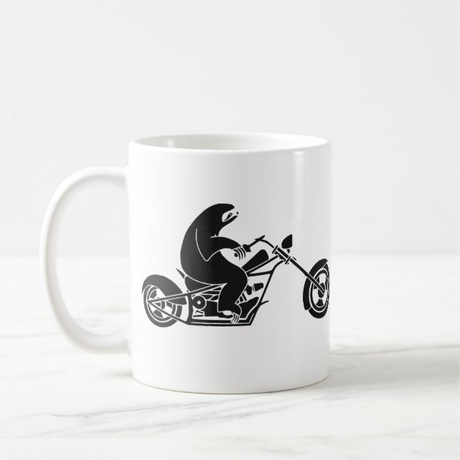 Mug Paresse lente sur un vélo rapide (Gauche)