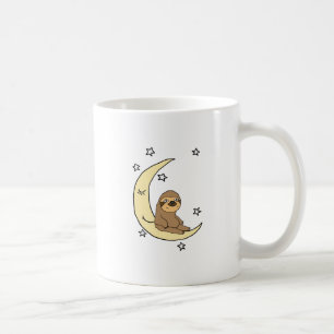 Mug Paresse mignonne se reposant sur la bande dessiné