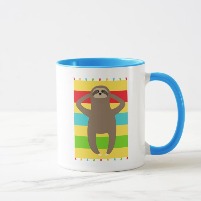 Mug Paresse sur la plage (Droite)