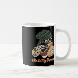 Mug Paresseux d'automne Cozy Rétro Automne Vintage Fem