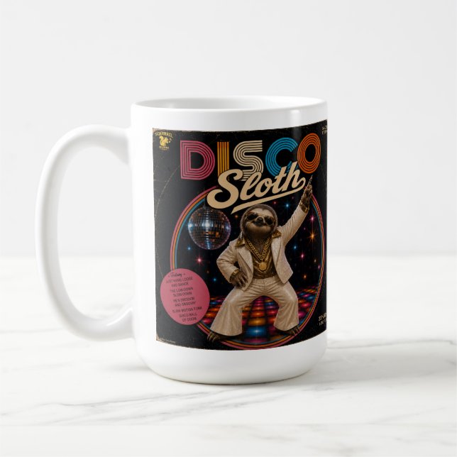 Mug Paresseux Disco (Gauche)
