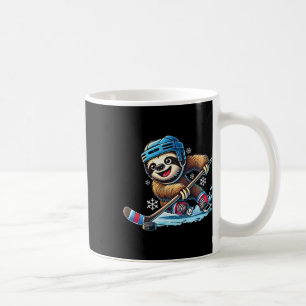 Mug Paresseux Jouant au Hockey sur Glace Enfants Garço